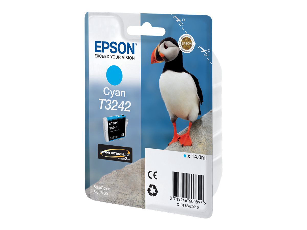 Epson T3242, Ink Cartridge, Cyan