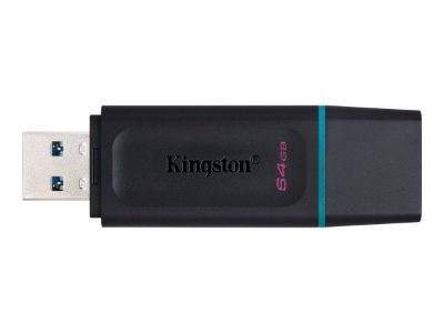 USB Flash Drive, DataTraveler Exodia, 64 GB, USB Type-A, Black/Blue