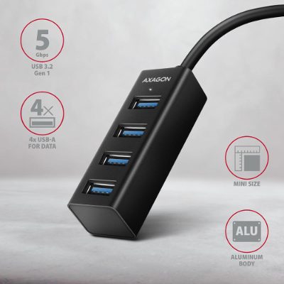 AXAGON SuperSpeed USB-C MINI Hub, HUE-M1C