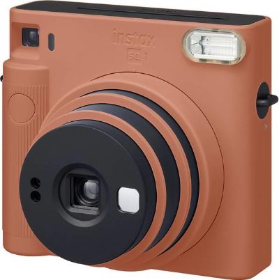 Instax Square SQ1 Camera, Lithium, Terracotta Orange, 0.3m - ∞, 800