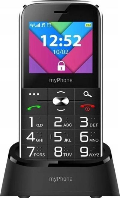 myPhone Halo C, Black, 2.2 ", TFT, 32 MB, Dual SIM, Main camera resolution 0.3 MP, 1900 mAh