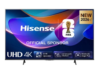 Hisense TV, 55A6S, 55, Smart TV, VIDAA Smart OS, UHD, Black
