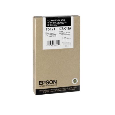 Epson T612100, Ink cartrige, Photo Black