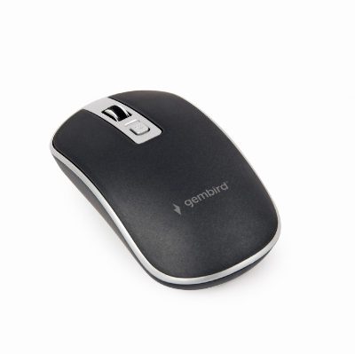 Optical USB mouse, MUS-4B-06-BS, Optical mouse, Black/Silver
