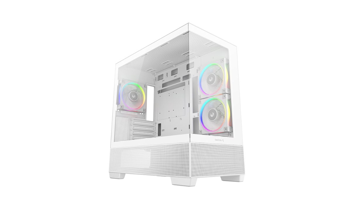 Deepcool Case, CG380 3F, White, Micro ATX