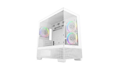 Deepcool Case, CG380 3F, White, Micro ATX
