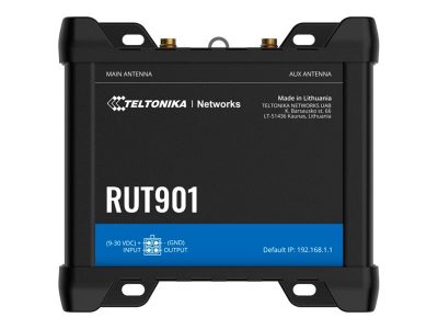 LTE CAT 4 Router, RUT901, 802.11n, 10/100 Mbit/s, Ethernet LAN (RJ-45) ports 4, Mesh Support No, MU-MiMO No, 4G