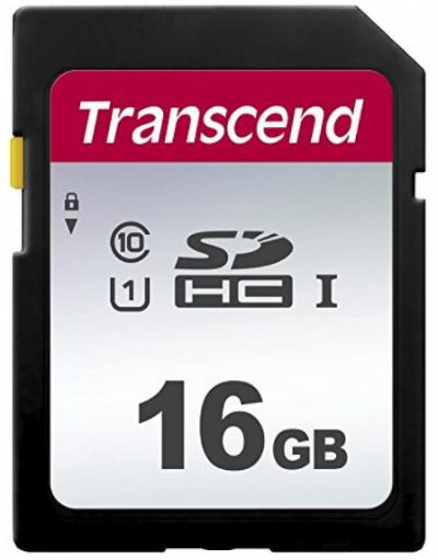 MEMORY SDHC 16GB UHS-I/C10 TS16GSDC300S TRANSCEND