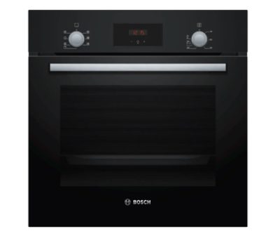Oven, HBF133BA0, 66 L, Electric, EcoClean, Knobs, Height 59.5 cm, Width 59.4 cm, Black