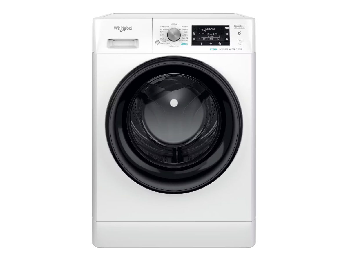Washing machine, FFD 11489 BV EE, Energy efficiency class A, Front loading, Washing capacity 11 kg, 1400 RPM, Depth 61 cm, Width 60 cm, Display, LCD, Steam function, White