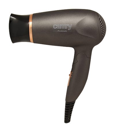 Hair Dryer, CR 2261, 1400 W, Number of temperature settings 2, Metallic Grey/Gold
