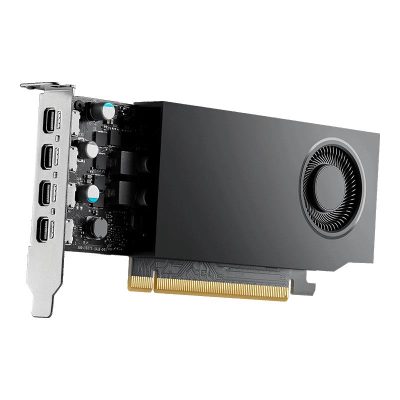 Graphics Card, PNY, NVIDIA, RTX A400, 4 GB, GDDR6, 64 bit, PCI Express x8 4.0, Active, VCNRTXA400-PL