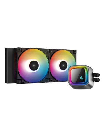LS520 A-RGB, CPU Liquid Cooler, Black, Intel, AMD