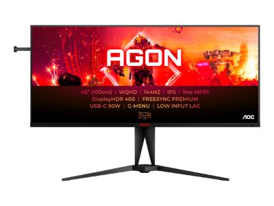 AG405UXC, IPS, WQHD, 21:9, 144 Hz, 1 ms, 3440 x 1440 pixels, 350 cd/m², HDMI ports quantity 2, Black