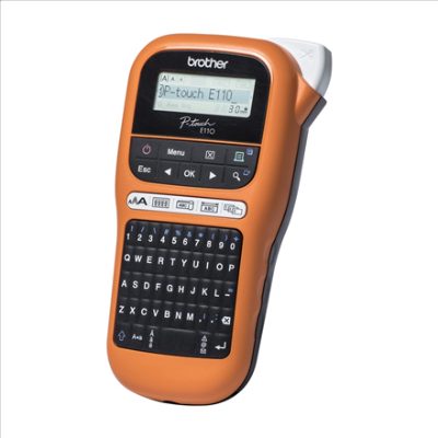 Brother PTE110VP, Thermal, Label Printer, Orange