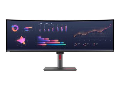 ThinkVision, P49w-30, 49 ", IPS, 32:9, 60 Hz, 4 ms, 5120 x 1440, 350 cd/m², HDMI ports quantity 2, Black, Warranty 36 month(s)