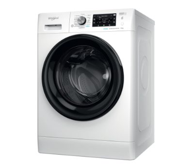 Washing machine, FFD 9489 BV EE, Energy efficiency class A, Front loading, Washing capacity 9 kg, 1400 RPM, Depth 63 cm, Width 59.5 cm, LCD, Steam function, White
