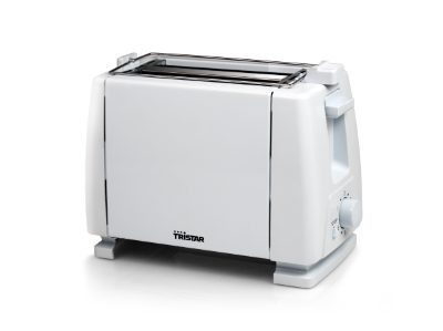 Toaster, Tristar, BR-1009, Power 750 W, Number of slots 2, Housing material Metal, White