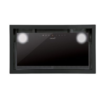 Hood, GC DUAL A 45 XGBK, Canopy, Energy efficiency class A, Width 45 cm, 820 m³/h, Touch control, LED, Black glass