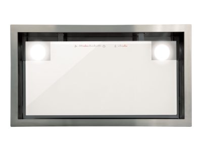 Hood, GC DUAL A 75 XGWH, Canopy, Energy efficiency class A, Width 79.2 cm, 820 m³/h, Touch control, LED, White glass
