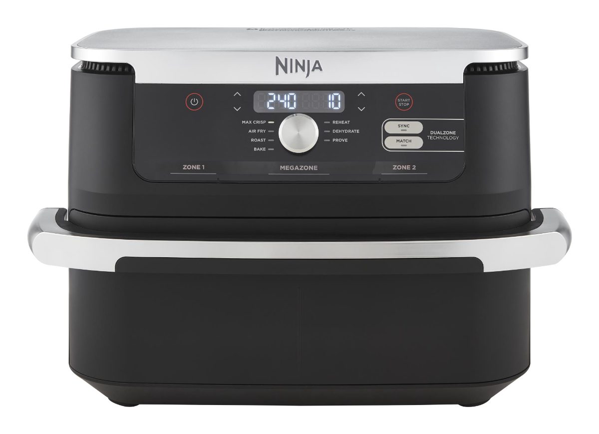Ninja karstā gaisa katls Double , 10.4l, 2470W, melns, nerūsējošais tērauds