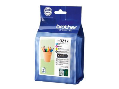 Brother LC3217, Ink cartridge, Black/Yellow/Cyan/Magenta
