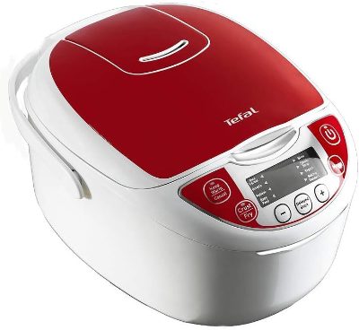 RK705138 Multicooker, 600 W, 5 L, Red, White, TEFAL, RK705138, White/Red