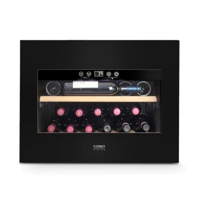 Wine Cooler, WineDeluxe E 18, Energy efficiency class G, Built-in, Bottles capacity 18 bottles, Cooling type Compressor technology, Black