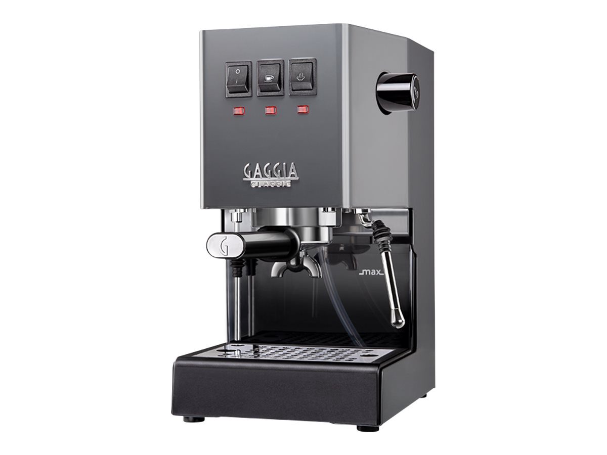 Coffee Maker, RI9481/16 Classic E24, Pump pressure 15 bar, Built-in milk frother, Semi-automatic, Industrial Grey