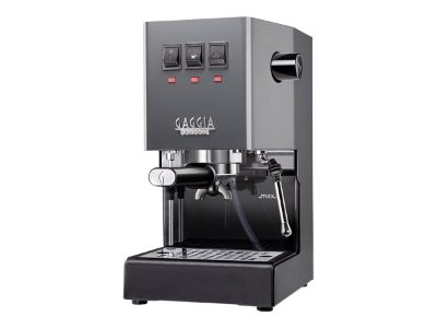 Coffee Maker, RI9481/16 Classic E24, Pump pressure 15 bar, Built-in milk frother, Semi-automatic, Industrial Grey