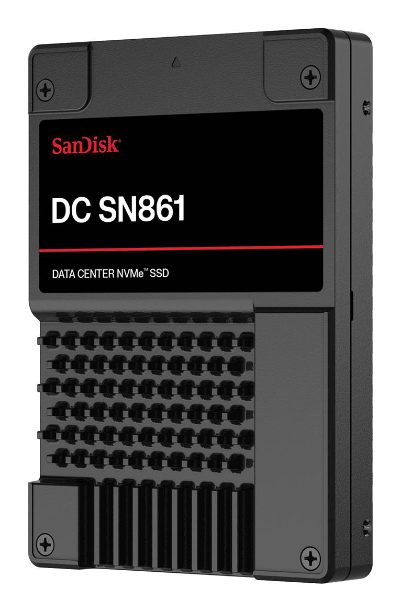 SSD, SANDISK, 3840 GB, PCI Express 5.0, NVMe Yes, Write speed 7200 MB/s, Read speed 13700 MB/s, U.2, MTBF 2500000 h, WUS6BA138PSP9X30TS2526