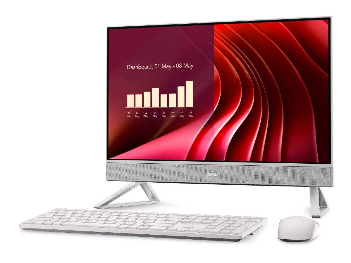 Dell 24, EC24250, Desktop, AIO, 23.8 ", Intel Core 7, 150U, 16 GB, DDR5, 1000 GB, Intel Graphics, English, Windows 11 Pro, Warranty 36 month(s)