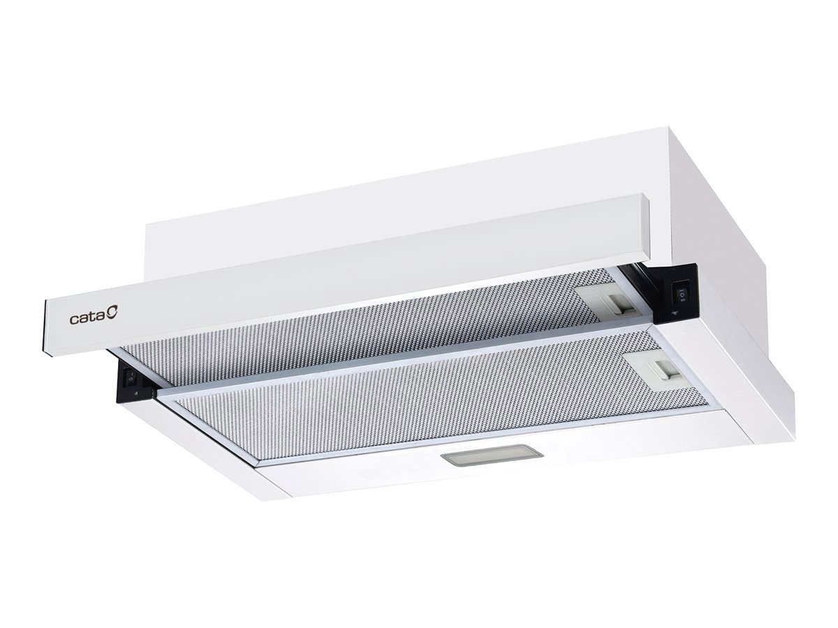 Hood, TFB-5160 WH, Telescopic, Energy efficiency class C, Width 59.5 cm, 300 m³/h, Mechanical, CSLED, White