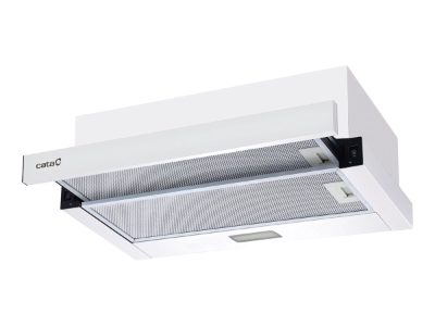Hood, TFB-5160 WH, Telescopic, Energy efficiency class C, Width 59.5 cm, 300 m³/h, Mechanical, CSLED, White