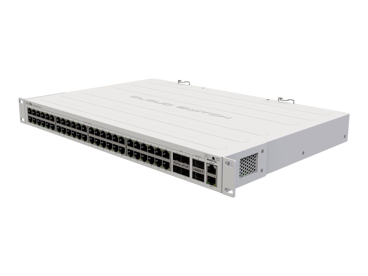 MikroTik Cloud Router Switch 354-48G-4S+2Q+RM with RouterOS L5 License, MikroTik, Rackmountable