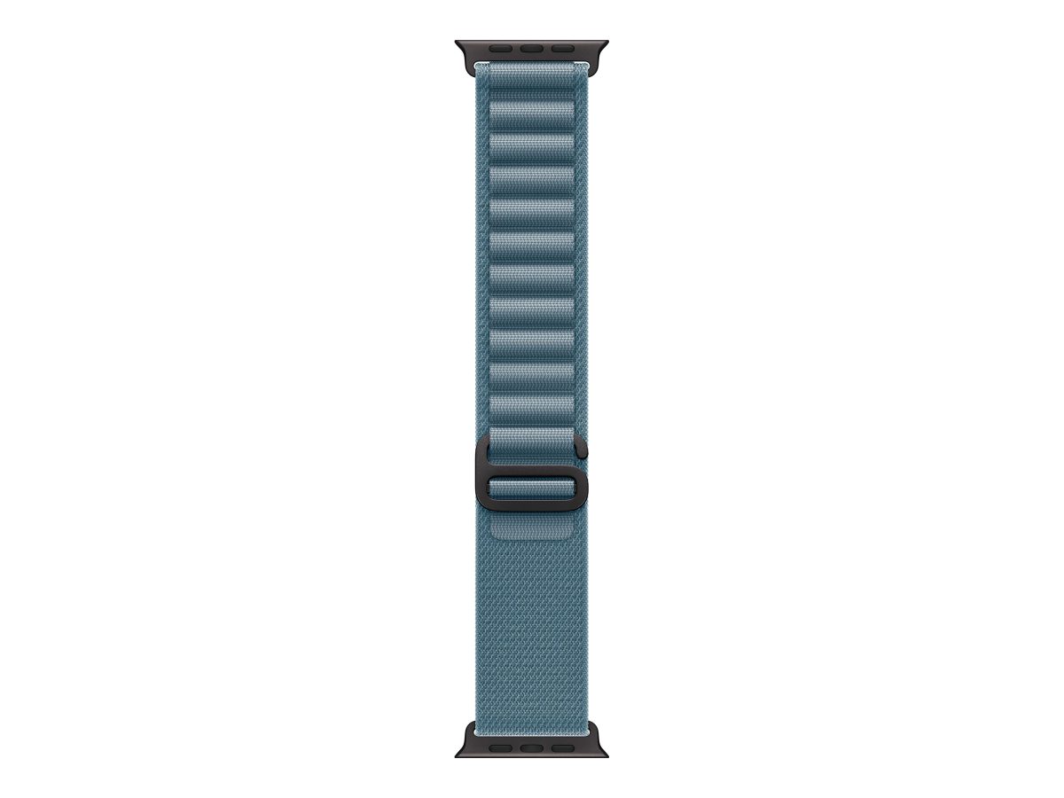 Apple 49mm Light Blue Alpine Loop - Medium - Black Titanium Finish, Apple