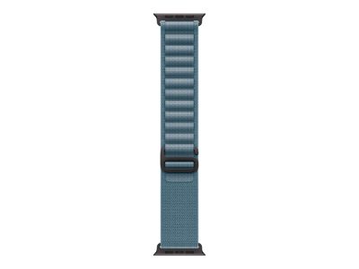 Apple 49mm Light Blue Alpine Loop - Medium - Black Titanium Finish, Apple