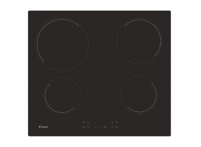 Hob, CH64CCB/4U2, Vitroceramic, Number of burners/cooking zones 4, Touch, Black