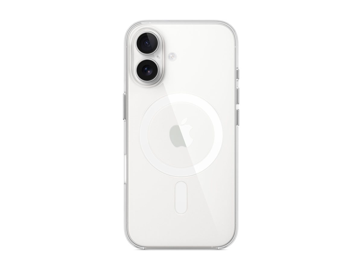 Apple Case with MagSafe, Apple, iPhone 16, Polycarbonate, Clear