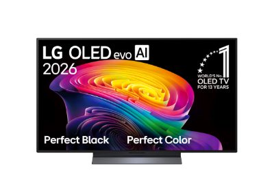 LG OLED 4K evo AI C6 TV, OLED48C61LA, 48, Smart TV, webOS, UHD, Black