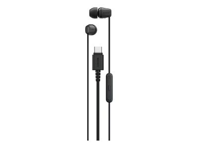Sony Earbuds, IER‑EX15C, Wired, In-ear, Microphone, Black
