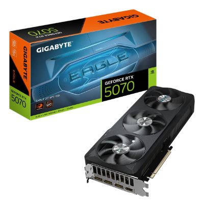 Gigabyte GeForce RTX 5070 EAGLE OC SFF 12G, NVIDIA, 12 GB, GeForce RTX 5070, GDDR7, HDMI ports quantity 1, PCI-E 5.0
