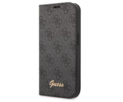 Book Case, Apple, iPhone 14 Pro Max, Rubber/Silicone, Black