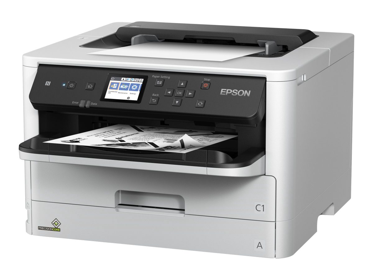 Printer, WorkForce WF-M5298DW, PrecisionCore™ Print Head, Mono, A4, Wi-Fi, Grey