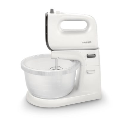 Mixer, HR3745/00 Series 5000, Hand Mixer, 450 W, Number of speeds 5, Turbo mode, White