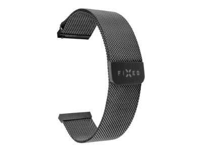 Mesh Strap with Quick Release 20mm for Smartwatch, Black