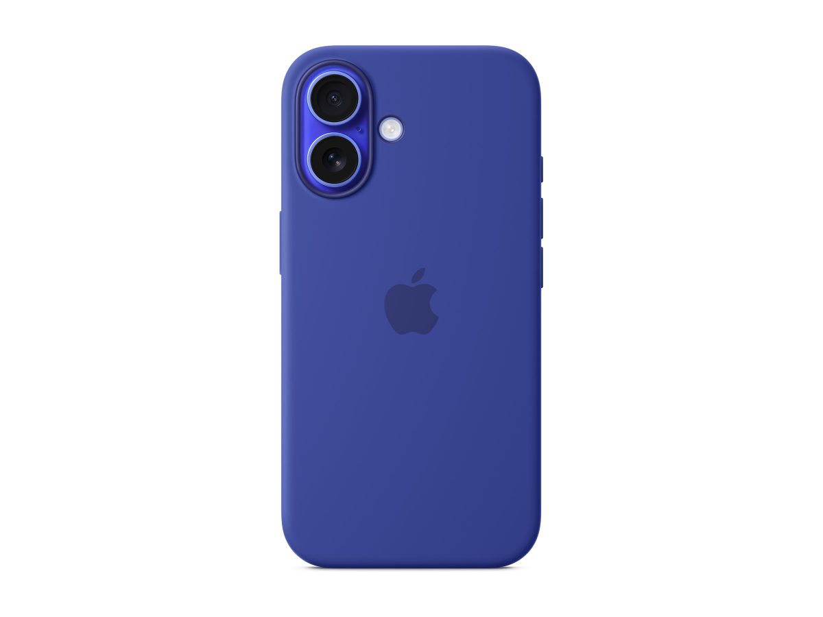 Apple Case with MagSafe, Apple, iPhone 16, Silicone, Ultramarine