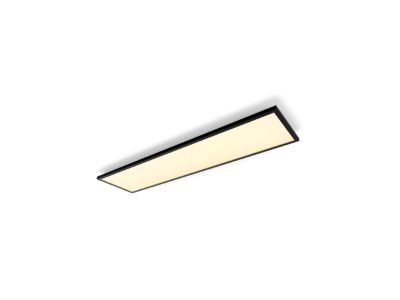 Philips Hue Aurelle rectangular panel light, Black, 120 x 30 cm, 2200-6500 Hue White Ambiance