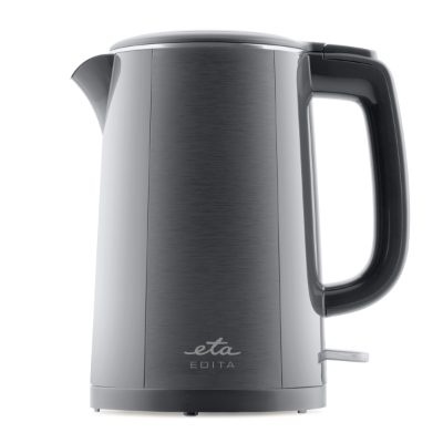 ETA Kettle, ETA859590020 EDITA, Electric, 2200 W, 1.5 L, Stainless steel, 360° rotational base, Grey