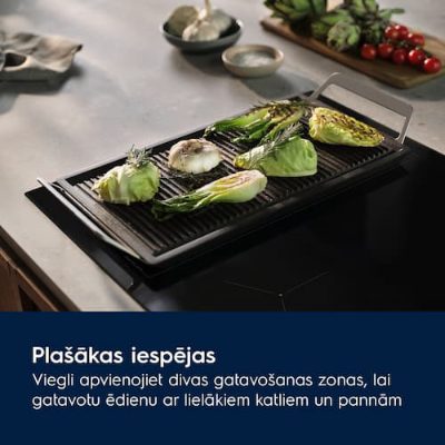 Electrolux 600 Flex Bridge ar Hob2Hood indukcijas plīts virsma, 60cm